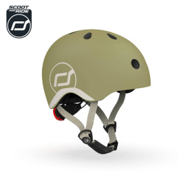 Scoot & Ride - kask dla dzieci XXS-S - 1-5 lat - Olive