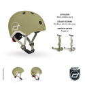 Scoot & Ride - kask dla dzieci XXS-S - 1-5 lat - Olive