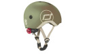 Scoot & Ride - kask dla dzieci XXS-S - 1-5 lat - Olive