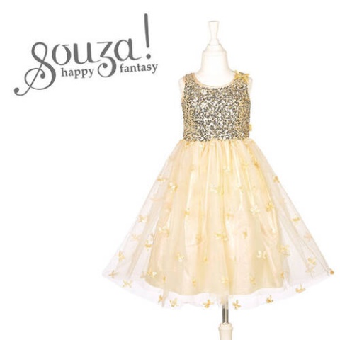 Souza! Sukienka wizytowa tiulowa Angelique 5-7 lat, 110-122