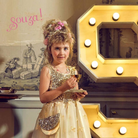 Souza! Sukienka wizytowa tiulowa Angelique 5-7 lat, 110-122