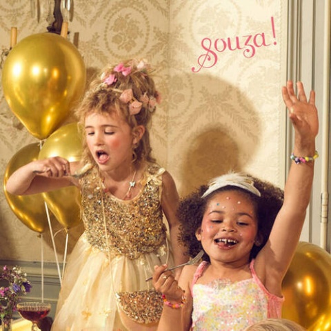 Souza! Sukienka wizytowa tiulowa Angelique 5-7 lat, 110-122