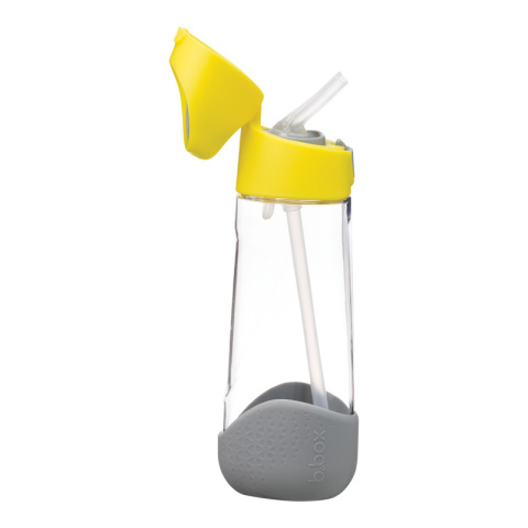 Bidon dla dziecka - tritanowa butelka na wodę ze słomką 600ml Lemon Sherbet b.box Bidon dla dziecka - tritanowa butelka na wodę ze słomką 600ml Lemon Sherbet b.box
