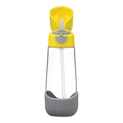 Bidon dla dziecka - tritanowa butelka na wodę ze słomką 600ml Lemon Sherbet b.box Bidon dla dziecka - tritanowa butelka na wodę ze słomką 600ml Lemon Sherbet b.box