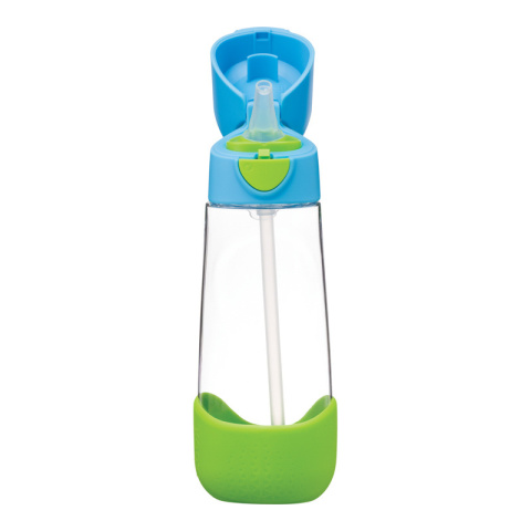 Bidon dla dziecka - tritanowa butelka na wodę ze słomką 600ml Ocean Breeze b.box Bidon dla dziecka - tritanowa butelka na wodę ze słomką 600ml Ocean Breeze b.box