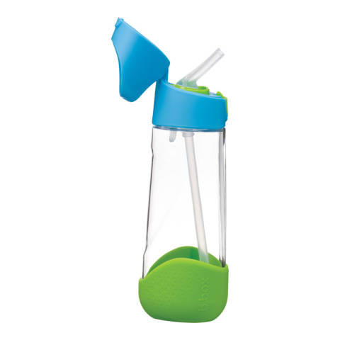 Bidon dla dziecka - tritanowa butelka na wodę ze słomką 600ml Ocean Breeze b.box Bidon dla dziecka - tritanowa butelka na wodę ze słomką 600ml Ocean Breeze b.box