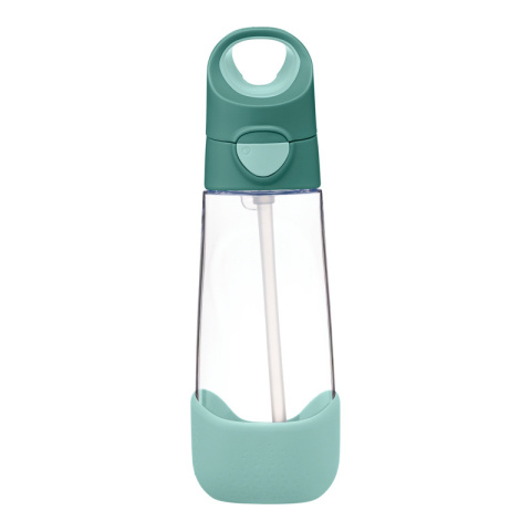 Bidon dla dziecka - tritanowa butelka na wodę ze słomką 600ml Emerald Forest b.box Bidon dla dziecka - tritanowa butelka na wodę ze słomką 600ml Emerald Forest b.box