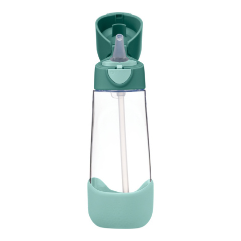 Bidon dla dziecka - tritanowa butelka na wodę ze słomką 600ml Emerald Forest b.box Bidon dla dziecka - tritanowa butelka na wodę ze słomką 600ml Emerald Forest b.box