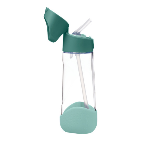Bidon dla dziecka - tritanowa butelka na wodę ze słomką 600ml Emerald Forest b.box Bidon dla dziecka - tritanowa butelka na wodę ze słomką 600ml Emerald Forest b.box