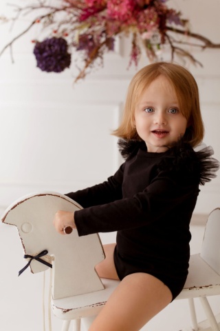 Body Angel - Czarne - Manufaktura Falbanek