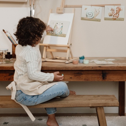 Zestaw do malowania palcami Forest Friends Little Dutch