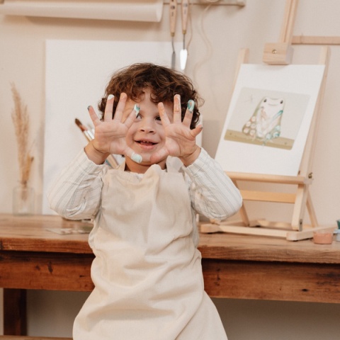 Zestaw do malowania palcami Forest Friends Little Dutch