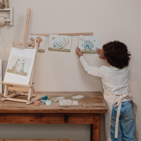 Zestaw do malowania palcami Forest Friends Little Dutch