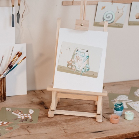 Zestaw do malowania palcami Forest Friends Little Dutch