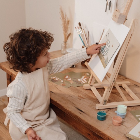 Zestaw do malowania palcami Forest Friends Little Dutch