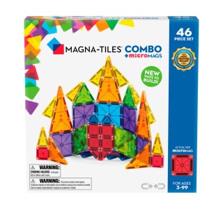 Klocki magnetyczne Combo microMAGS 46 el. Magna-Tiles