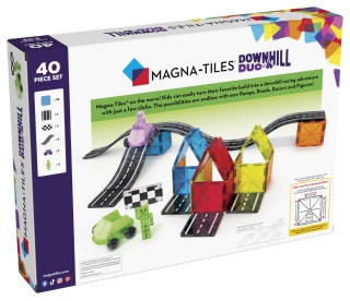 Klocki magnetyczne Magna-Tiles - Zjeżdżalnia - 40 elementów