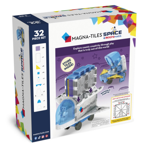 Klocki magnetyczne Kosmos 32 el. Magna-Tiles Klocki magnetyczne Kosmos 32 el. Magna-Tiles