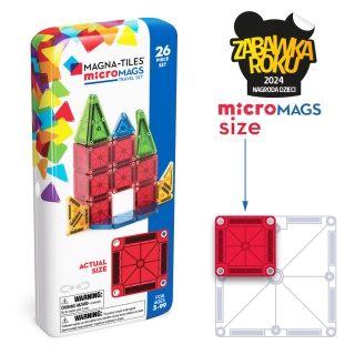 Klocki magnetyczne Travel microMAGS 26 el. Magna-Tiles
