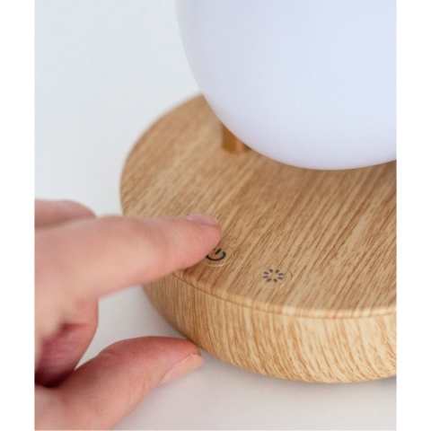 Rabbit&Friends Ptak Lampka z Głośnikiem - Różowy