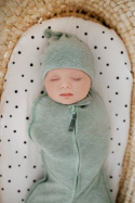 Sleepee Otulacz First Step z Czapeczką Melanżowy Róż Sleepee Otulacz First Step z Czapeczką Melanżowy Róż