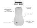 Sleepee Otulacz First Step z Czapeczką Melanżowy Szary Sleepee Otulacz First Step z Czapeczką Melanżowy Szary