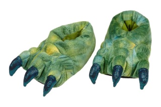 Zielone kapcie dinozaur Tyrannosaurus Souza! rozmiar 25-26-27