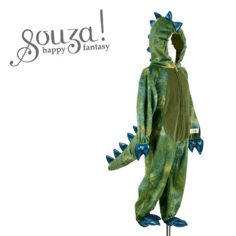 Souza! Kostium kombinezon kigurumi zielony dinozaur Tyranozaur 5-6 lat