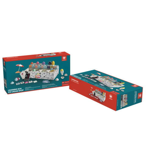 Zabawka matematyczna dla dzieci: Lodziarnia – gra edukacyjna Montessori Topbright