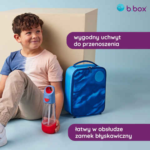 Torba termiczna z rączką na lunchbox do szkoły – termoizolacyjna śniadaniówka dla dzieci Deep Blue b.box Torba termiczna z rączką na lunchbox do szkoły – termoizolacyjna śniadaniówka dla dzieci Deep Blue b.box