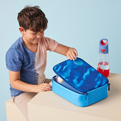 Torba termiczna z rączką na lunchbox do szkoły – termoizolacyjna śniadaniówka dla dzieci Deep Blue b.box Torba termiczna z rączką na lunchbox do szkoły – termoizolacyjna śniadaniówka dla dzieci Deep Blue b.box