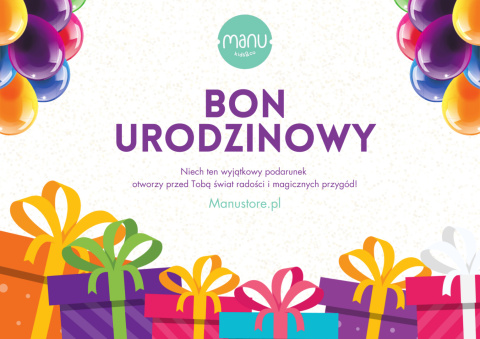Bon urodzinowy Manustore 100PLN Bon urodzinowy Manustore 100PLN