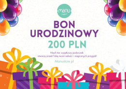 Bon urodzinowy Manustore 200PLN