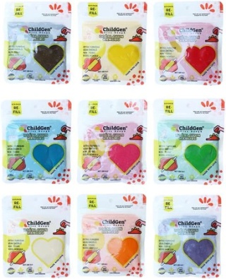 Ciastolina naturalna ChildGen - 9 kolorów
