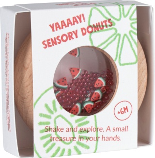 Drewniana grzechotka sensoryczna Arbuz Petit Boum