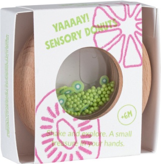 Drewniana grzechotka sensoryczna Kiwi Petit Boum