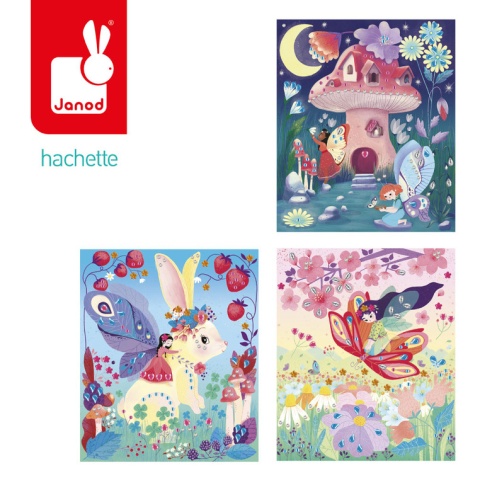 Zestaw artystyczny Czarodziejskie cyrkonie wróżki Magic Fairies Janod