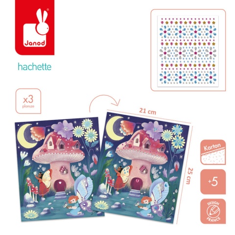 Zestaw artystyczny Czarodziejskie cyrkonie wróżki Magic Fairies Janod
