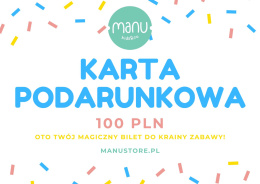 Karta podarunkowa Confetti 100 PLN