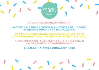 Karta podarunkowa Confetti 1000PLN