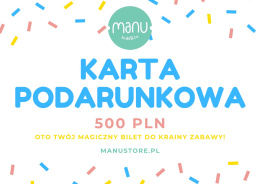 Karta podarunkowa Confetti 500PLN
