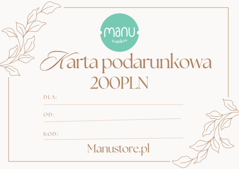 Karta podarunkowa KIasyk 200PLN