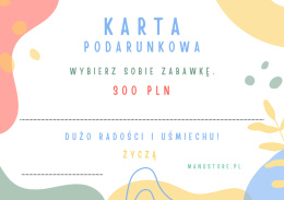 Karta podarunkowa Kolory 300PLN