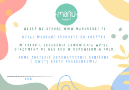 Karta podarunkowa Kolory 500PLN