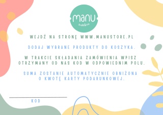 Karta podarunkowa Kolory 500PLN