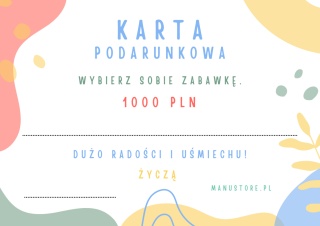Karta podarunkowa Kolory 1000PLN