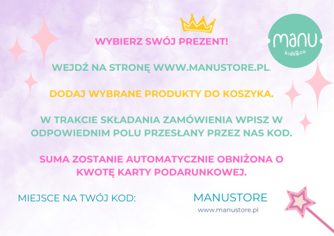 Karta podarunkowa Księżniczka 500PLN Karta podarunkowa Księżniczka 500PLN