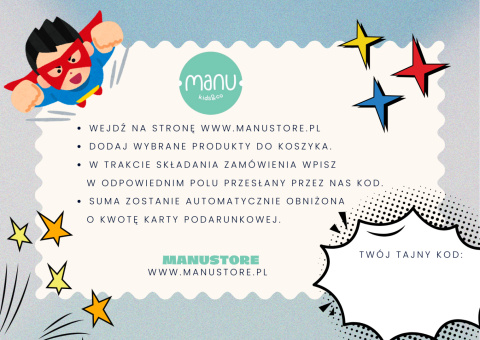 Karta podarunkowa Superbohater 1000PLN Karta podarunkowa Superbohater 1000PLN
