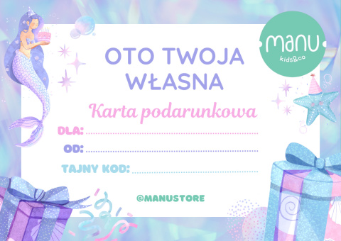 Karta podarunkowa Syrenka 100PLN Karta podarunkowa Syrenka 100PLN