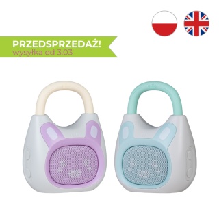 Króliczek Alilo Pocket Bunny K1 - niebiesko-miętowy